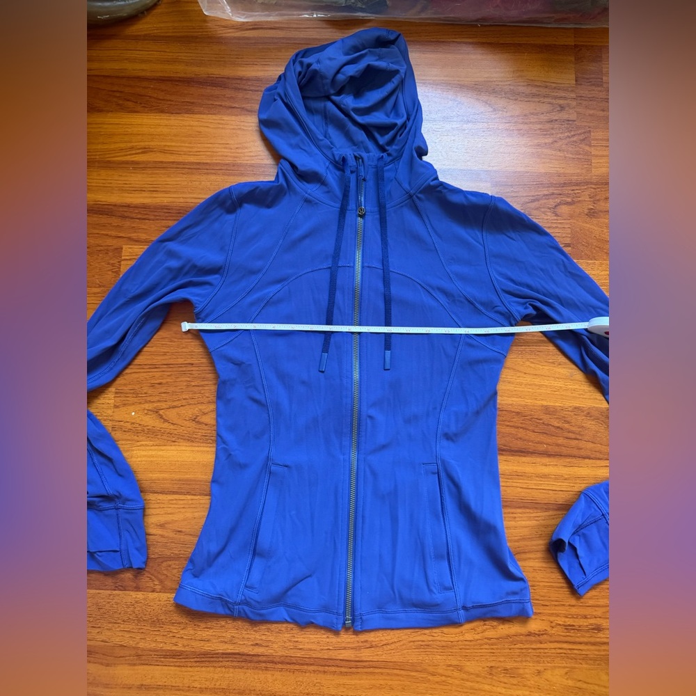lululemon Blue Zip-Up Hoodie